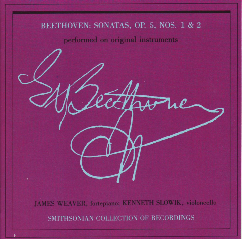 Beethoven: The Op. 5 Sonatas cover