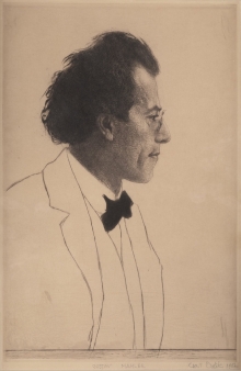Gustav Mahler by Emil Orlik 1902